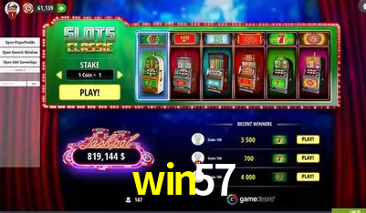Descubra o Mundo do Cassino Online com win57